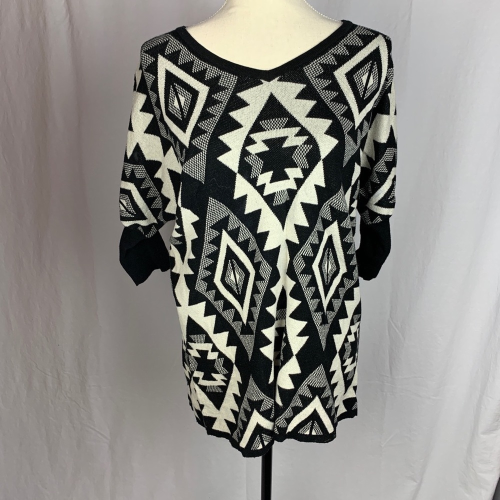 Romeo and Juliet Aztec style sweater